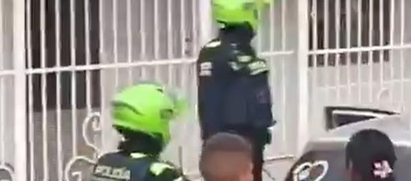 Lugar del atentado en Portal de Las Moras