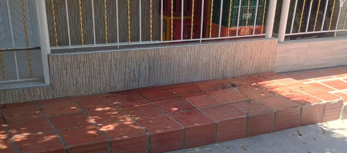 Lugar donde asesinaron al vendedor de aguacates.
