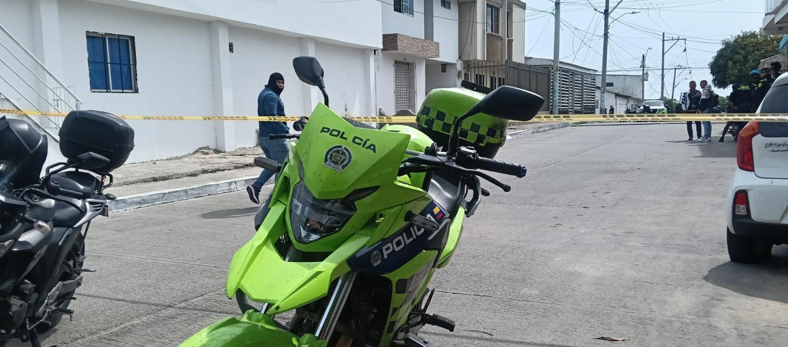 Lugar donde sucedió el crimen en el barrio San Felipe.