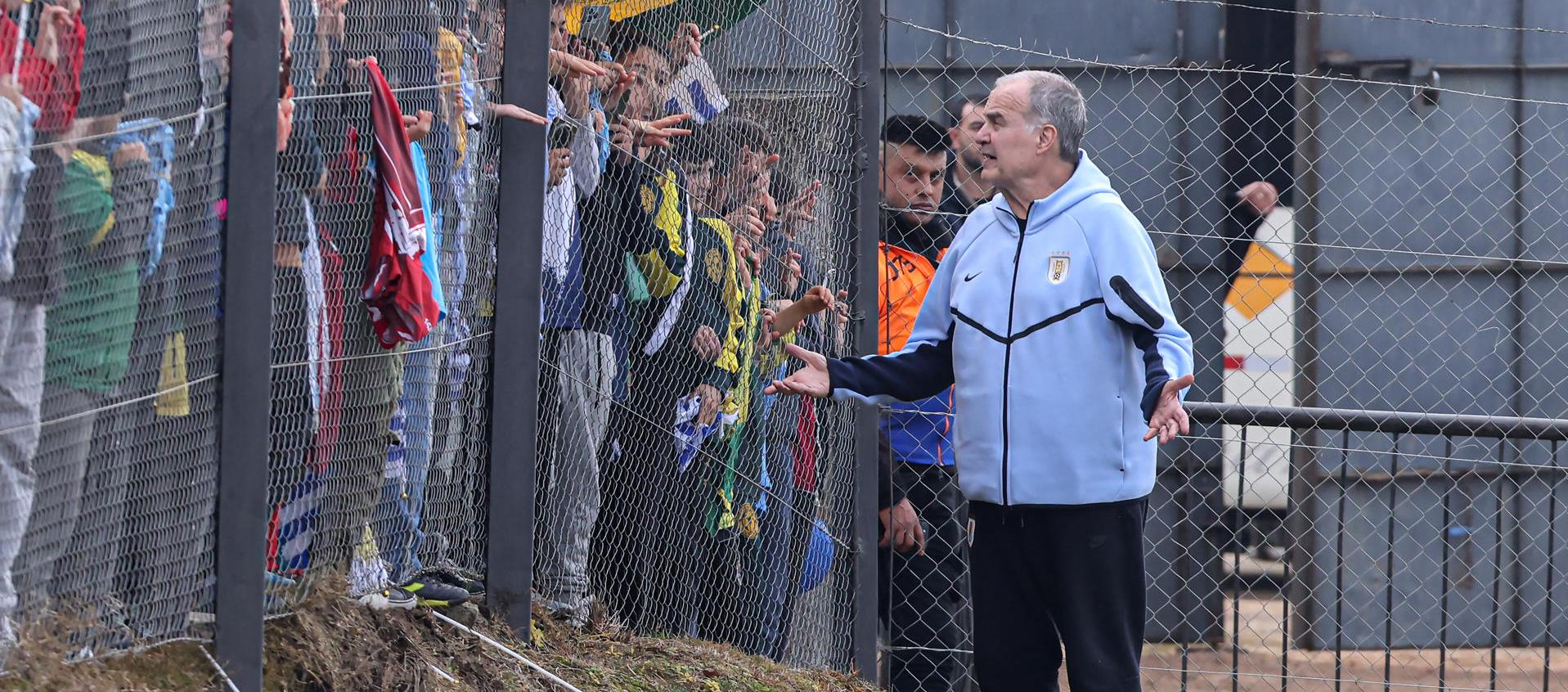 Marcelo Bielsa, entrenador de Uruguay.