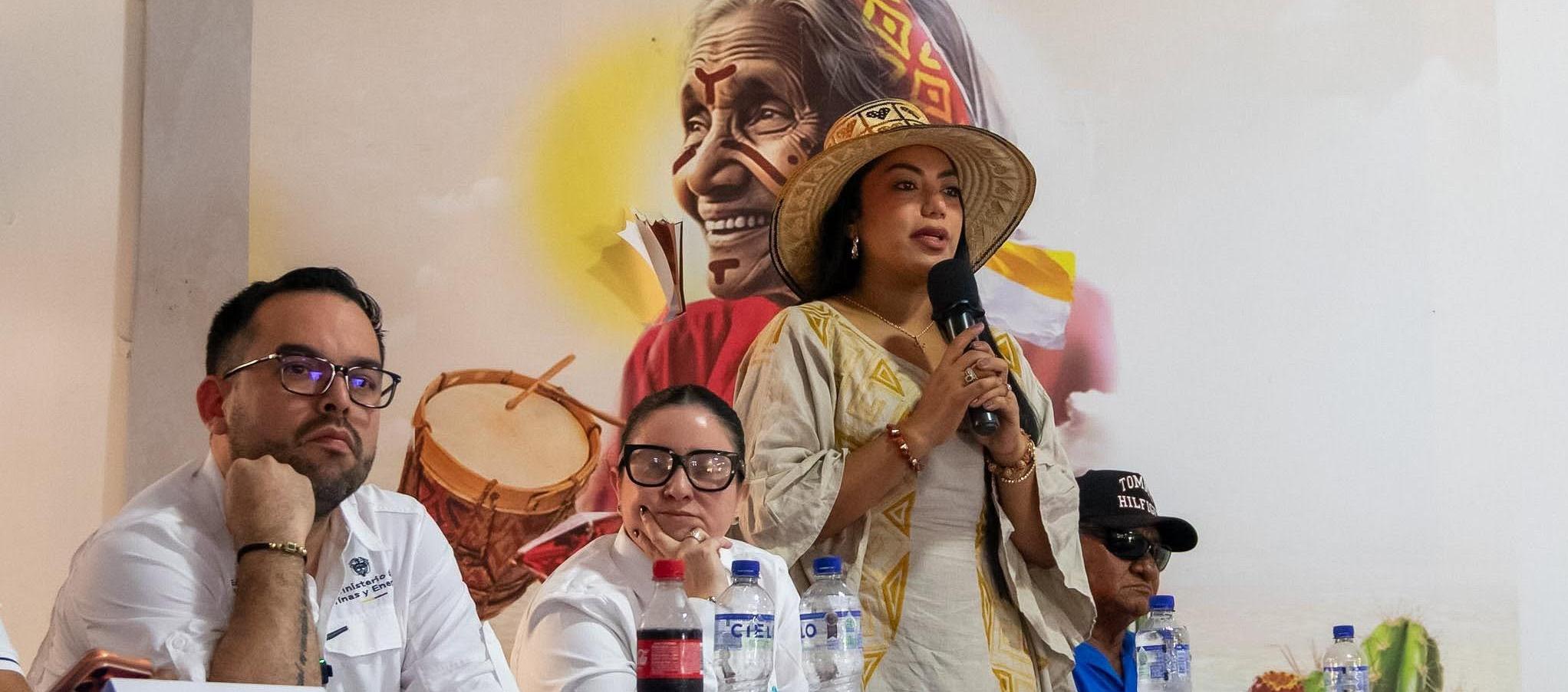 La senadora Martha Peralta.