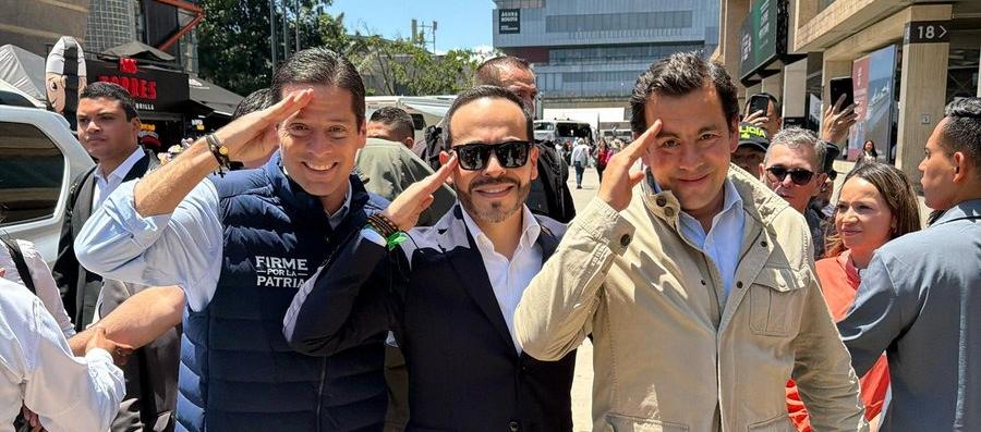 Mauricio Gómez, Abelardo De La Espriella y Rodrigo Lara.j