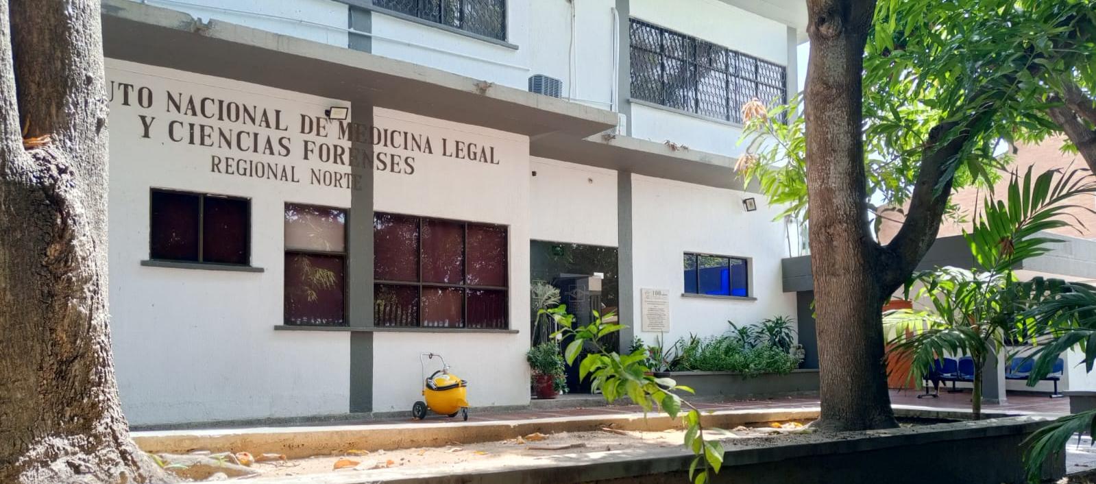 Fachada de Medicina Legal en Barranquilla. 