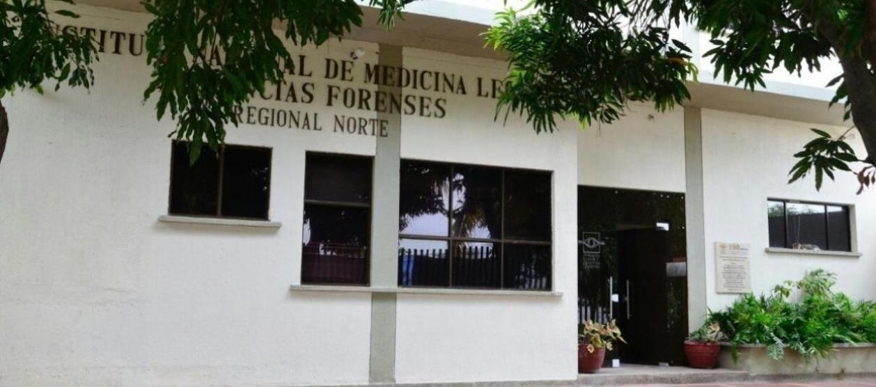 Fachada de Medicina Legal, en Barranquilla. 