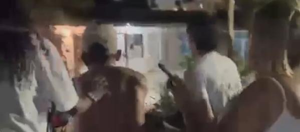 Momento en el que fue asesinado Miguel Angel Olivero