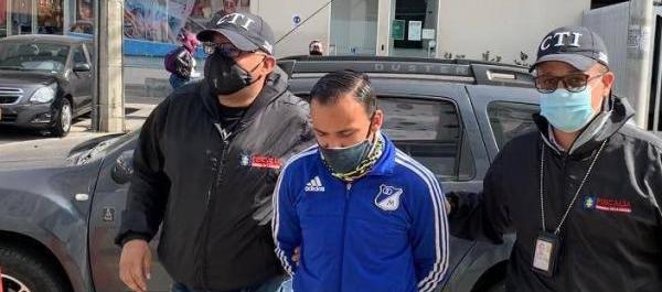 Óscar Alexander Márquez Rojas, uno de los patrulleros.