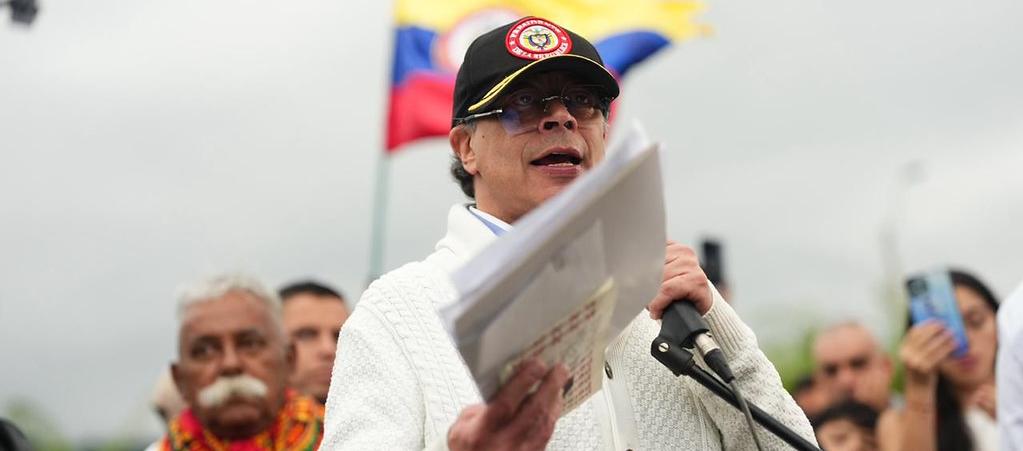 El Presidente Gustavo Petro.