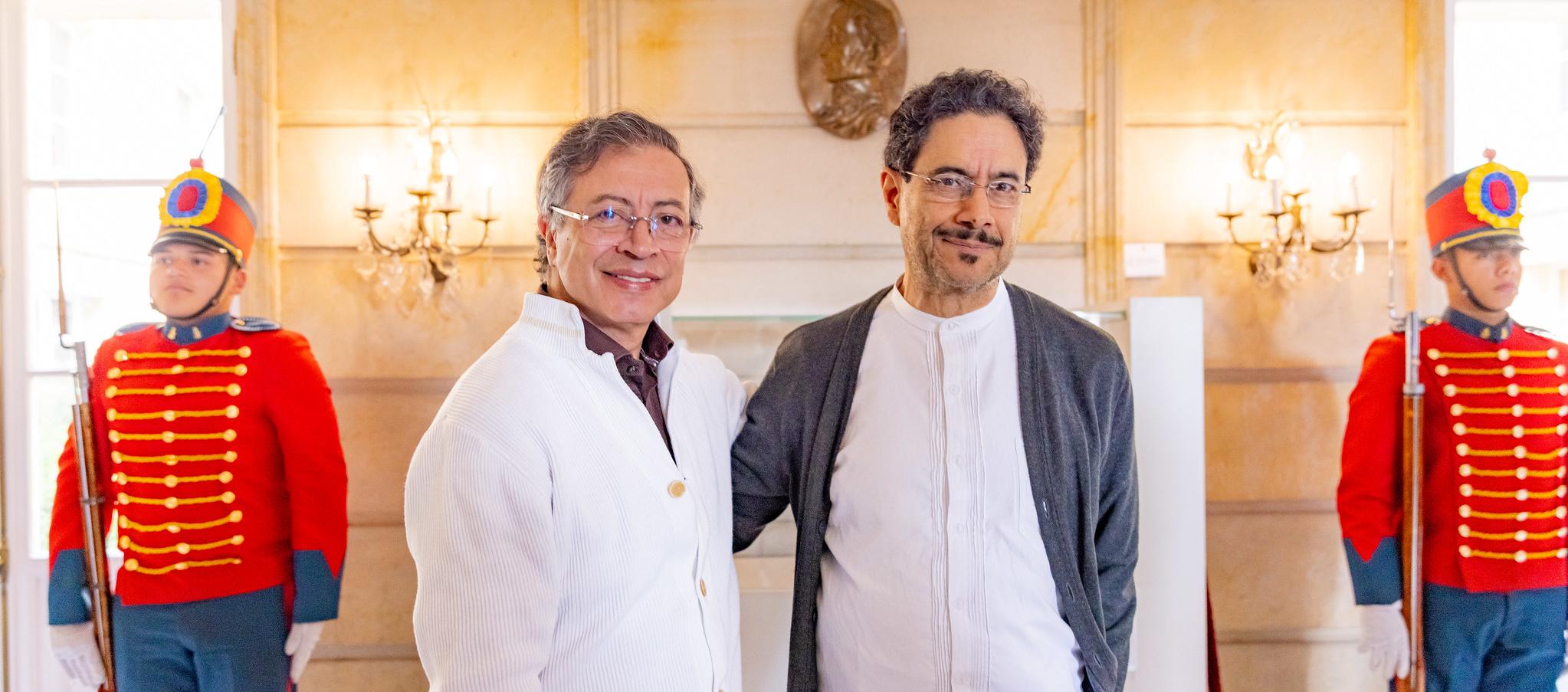 Gustavo Petro e Iván Cepeda.
