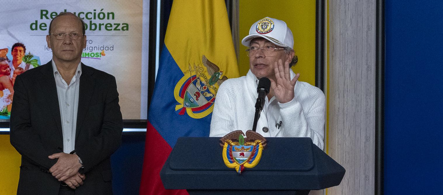 El Presidente Gustavo Petro.