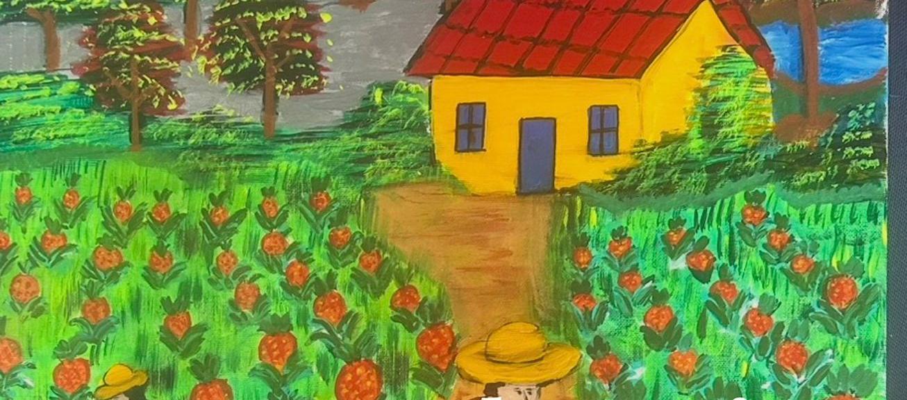 Walford Pérez presenta su primera exposición de arte inspirada en la agricultura 