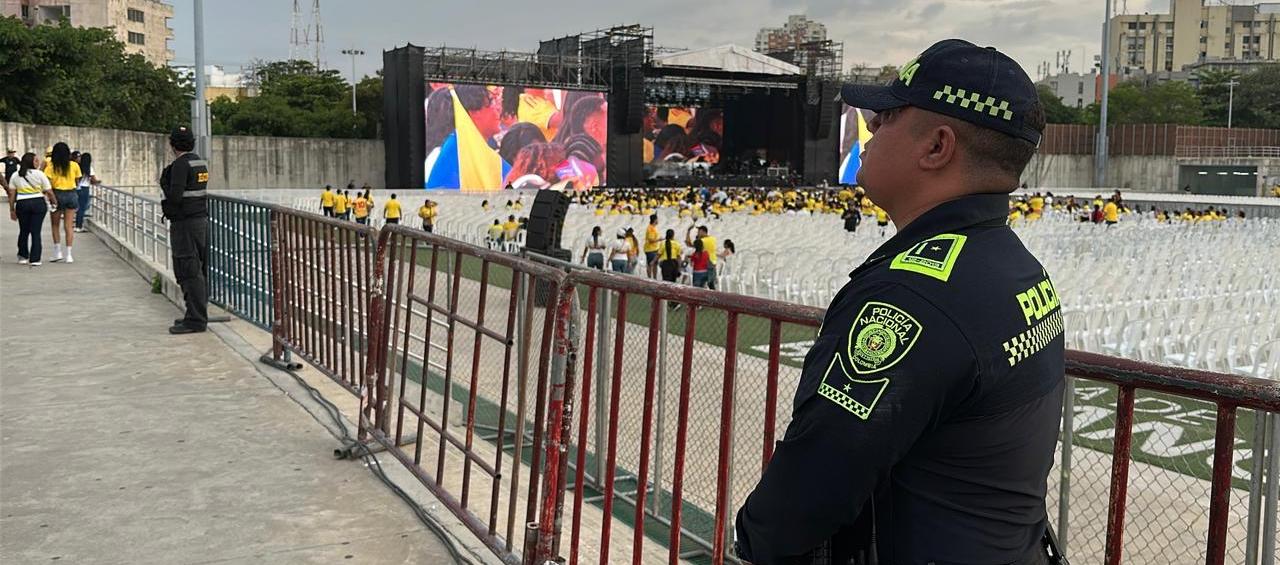 Imagen del Fan Zone del Romelio Martínez.