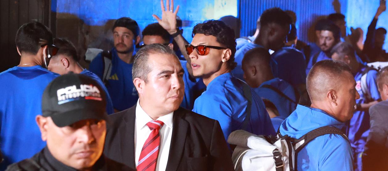 Llegada de la Selección Colombia.