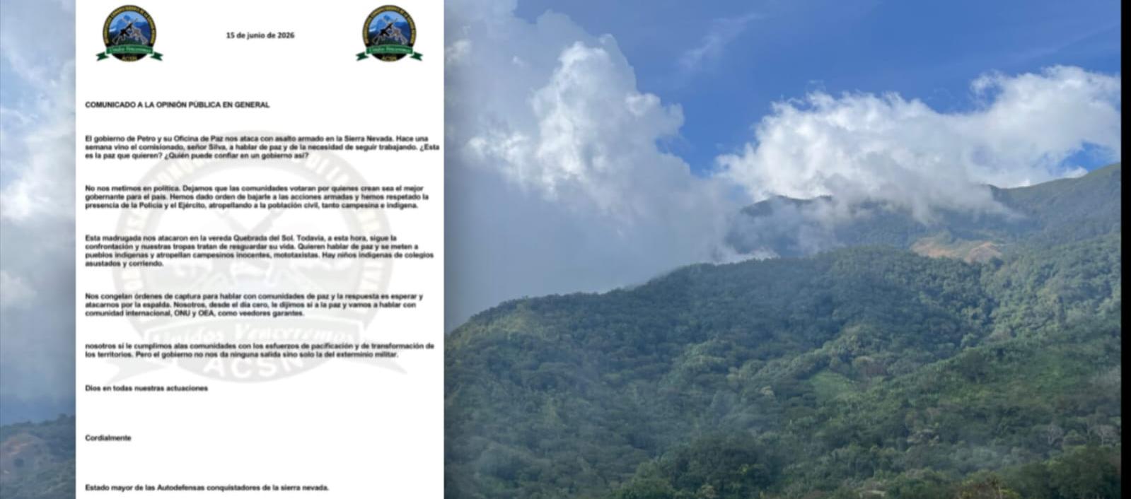 Sierra Nevada y comunicado de prensa de las ACSN