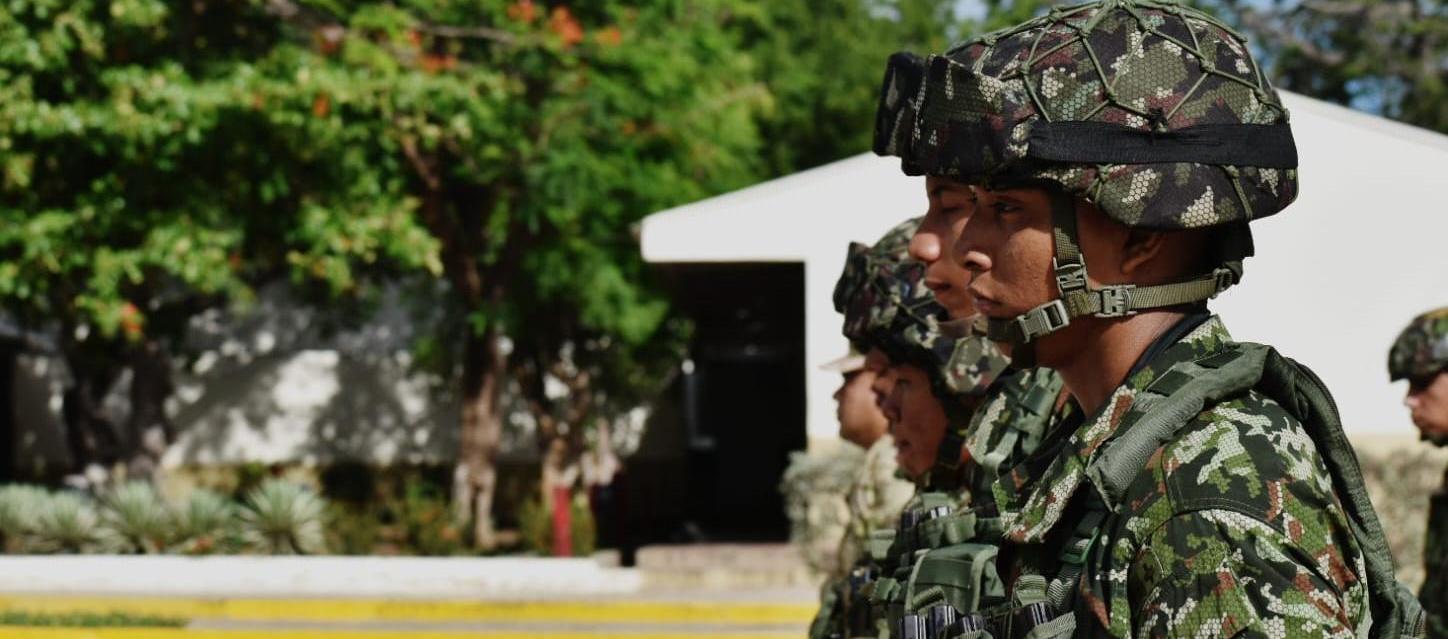 Soldados de la Segunda Brigada del Ejército. 