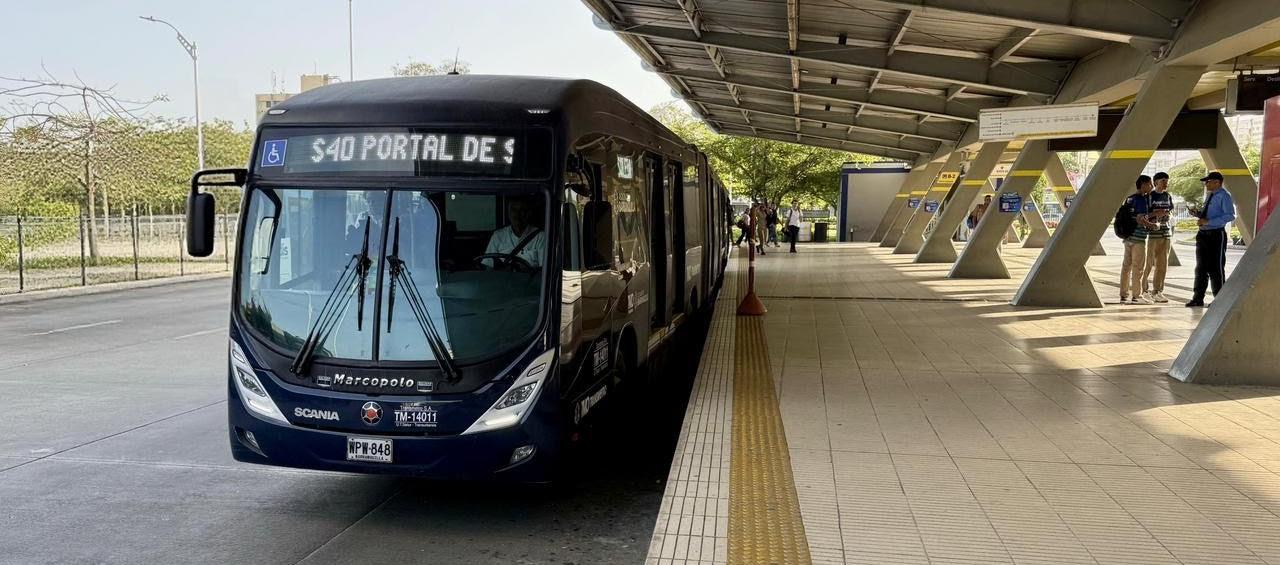 Transmetro amplía las paradas de la ruta S40 que conecta el sur de Barranquilla con Soledad.