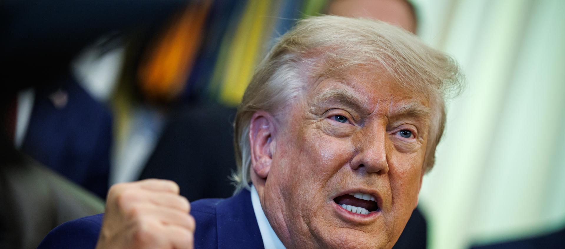 Trump dice que podría tomar Irán "mañana" si quisiera enviar soldados