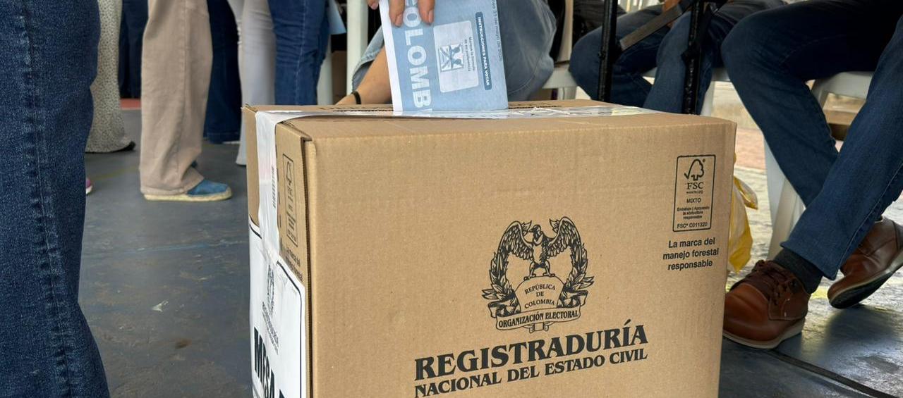Un puesto de votación en Barranquilla