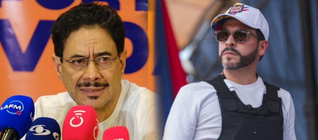 (Izq. a Der.) Iván Cepeda y Abelardo De la Espriella, candidatos a la Presidencia de Colombia. 