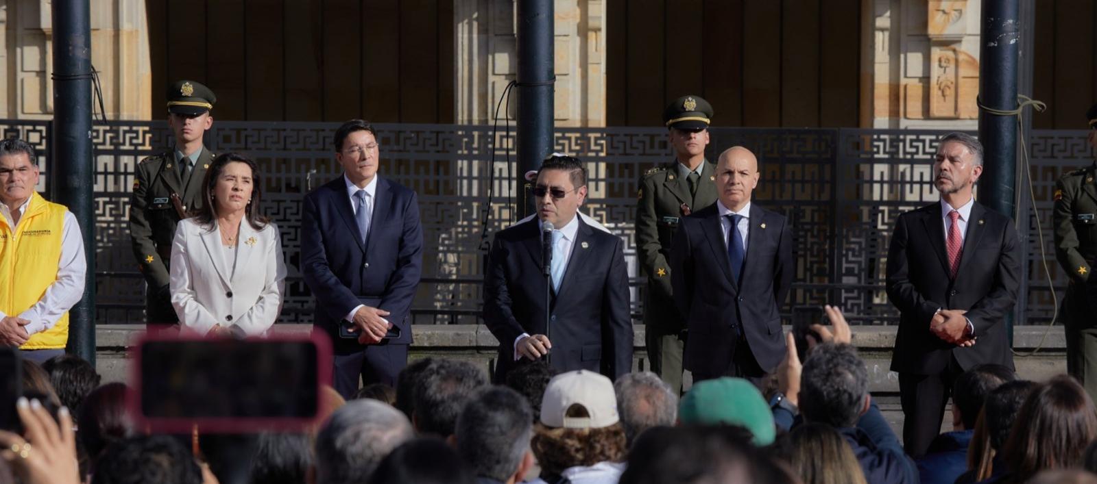 Presidente del Consejo Nacional Electoral, Cristian Quiroz. 