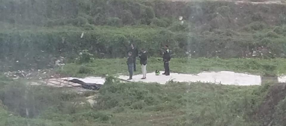 Zona en donde fue encontrado el cuerpo