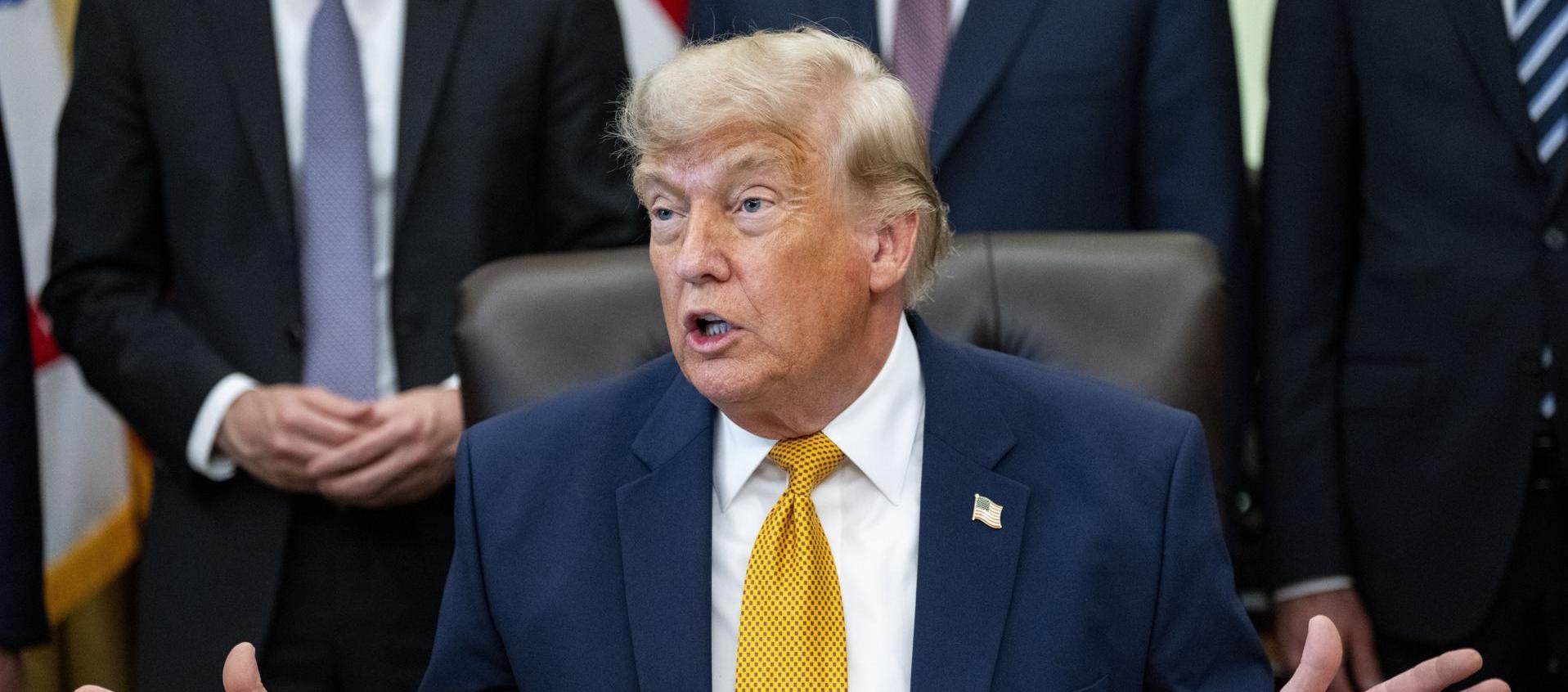 El Presidente de Estados Unidos, Donald Trump.