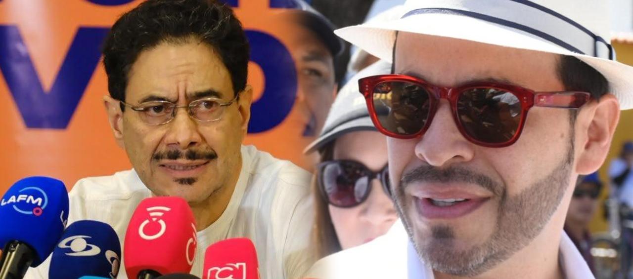 (Izq. a Der.) Iván Cepeda y Abelardo De la Espriella, candidatos a la Presidencia de Colombia. 
