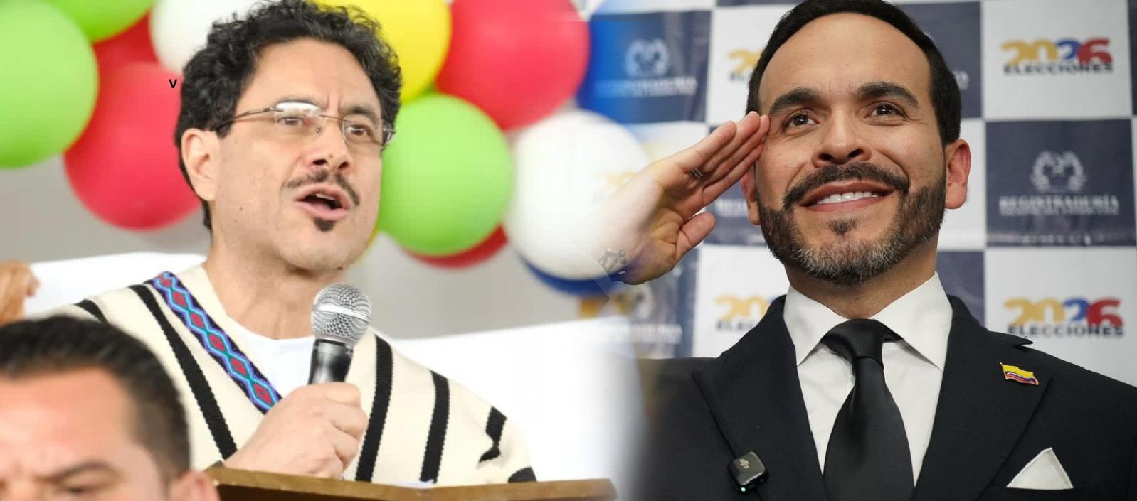 Iván Cepeda y Abelardo De la Espriella, candidatos presidenciales. 