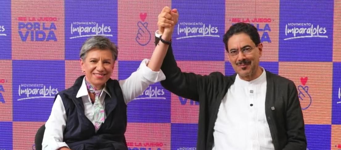 Claudia López e Iván Cepeda.