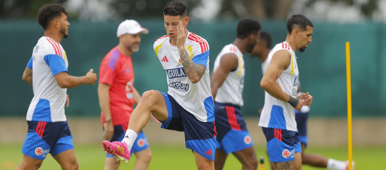 James Rodríguez, capitán de la Selección Colombia. 