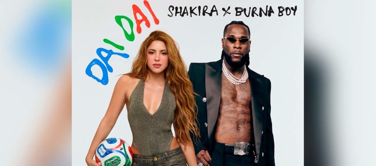 Shakira y Burna Boy. 