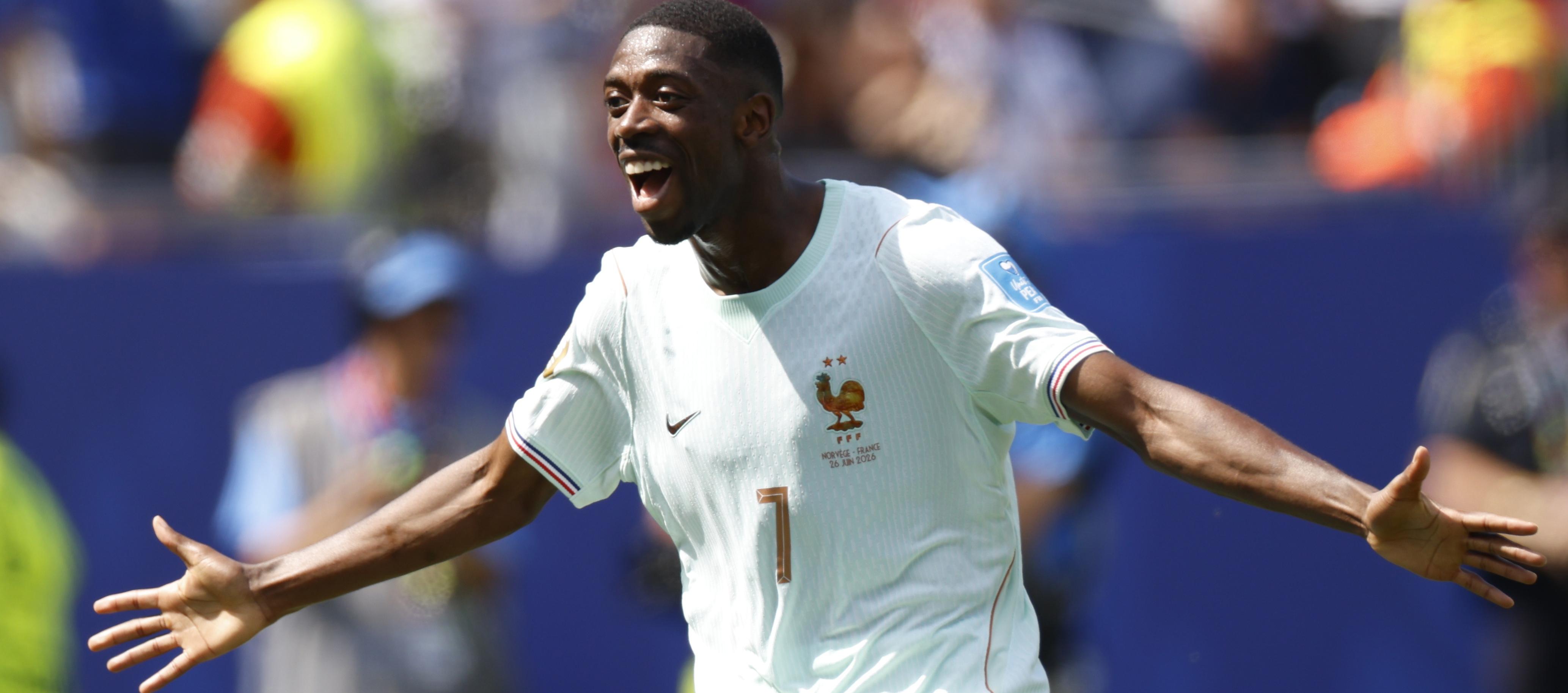 Ousmane Dembelé llegó a cuatro goles en el Mundial. 