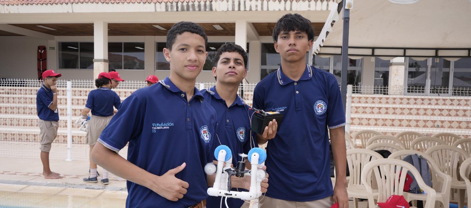 Estudiantes de la IED Evelyn Abuchaibe de Daes. 