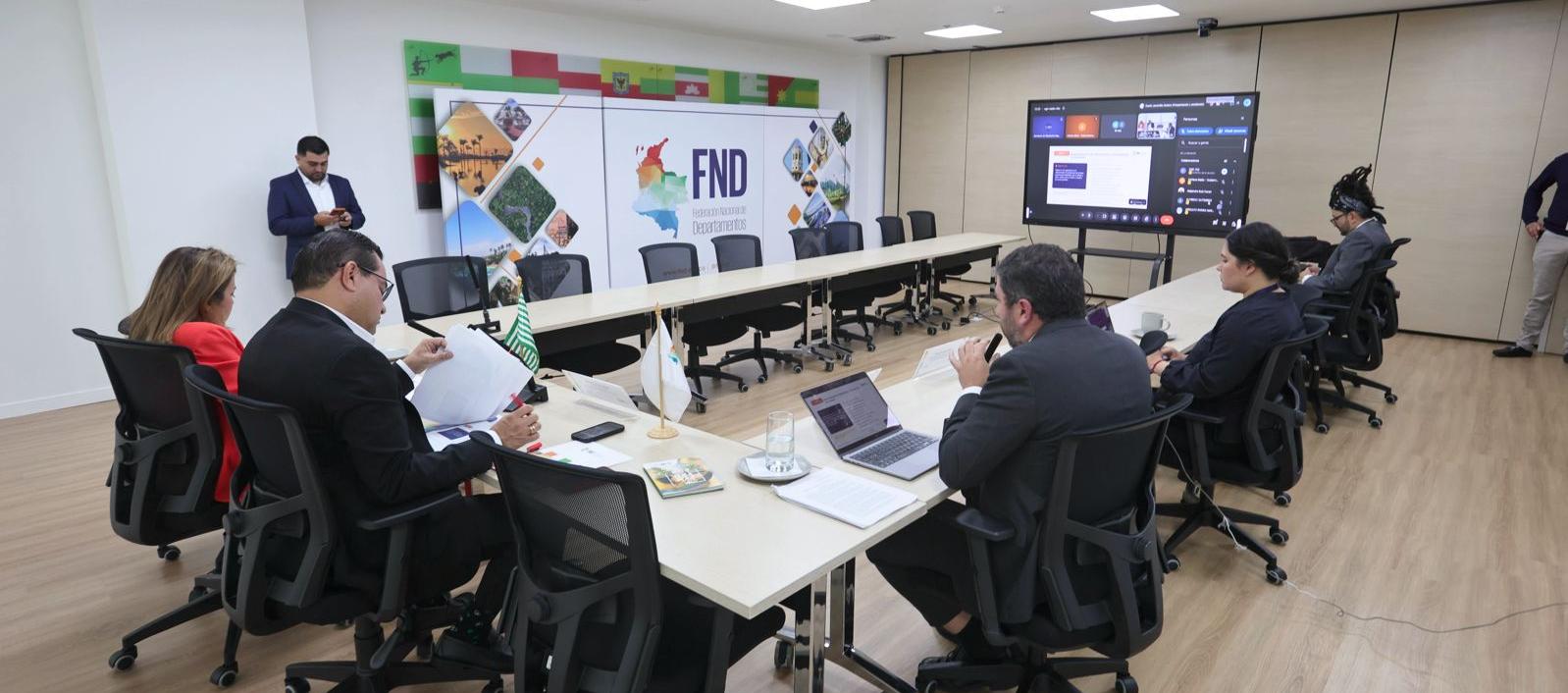 Reunión de la Federación Nacional de Departamentos. 