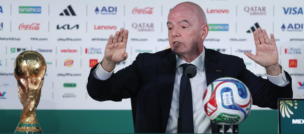 Gianni Infantino, presidente de la Fifa. 