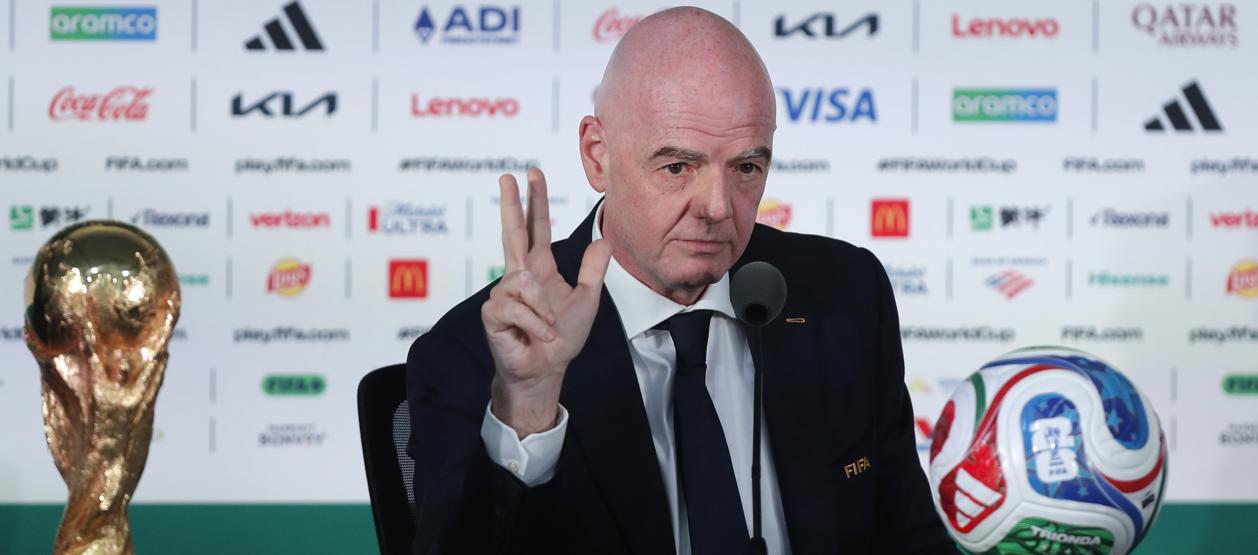 El suizo Gianni Infantino, presidente de la Fifa. 
