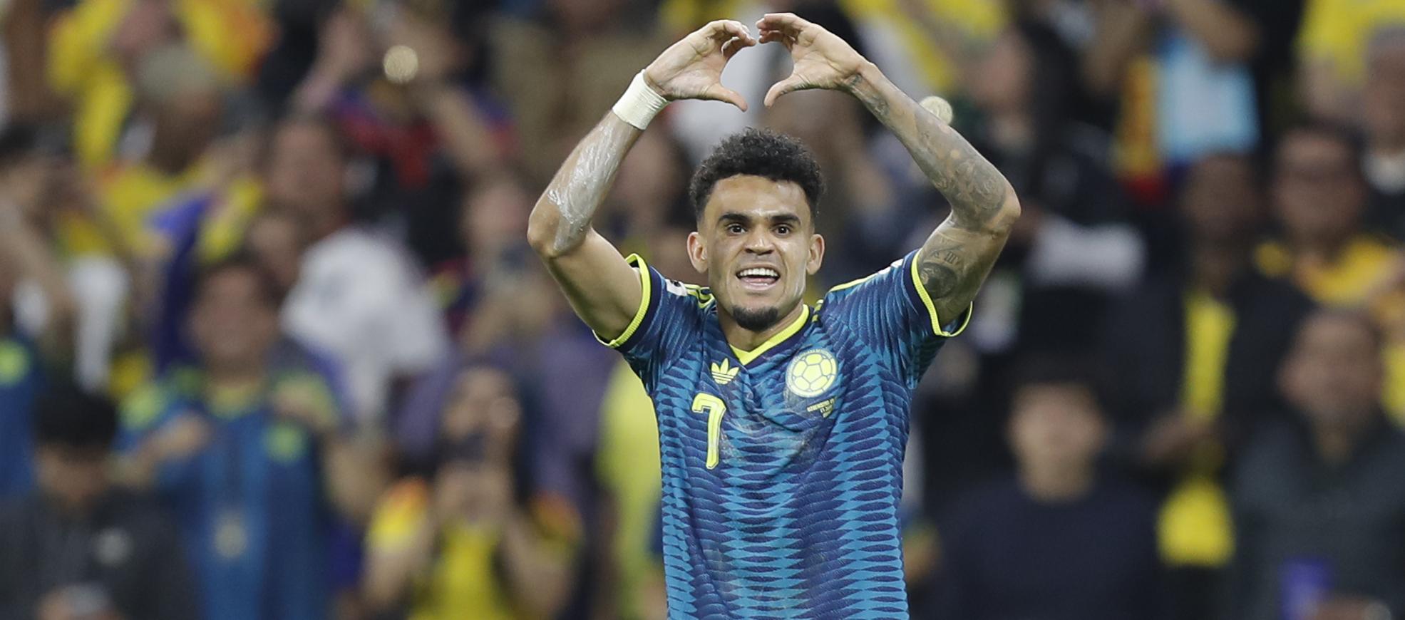 Luis Díaz brilló con asistencia y gol en la victoria de Colombia.