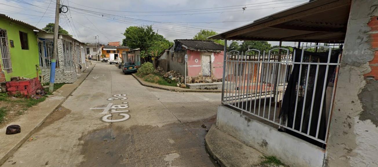 Lugar del homicidio en el barrio Las Américas