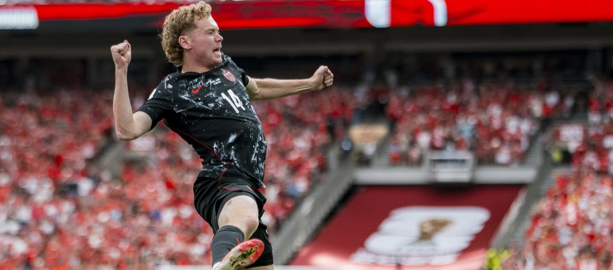 Jacob Shaffelburg, jugador de la selección de Canadá.