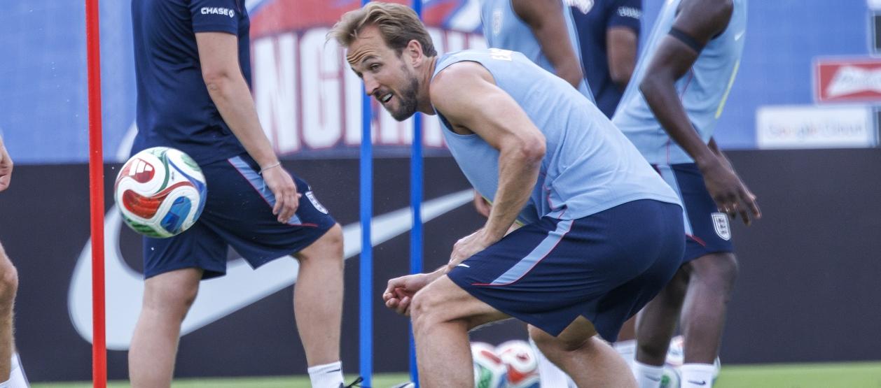 Harry Kane, delantero de la selección inglesa. 