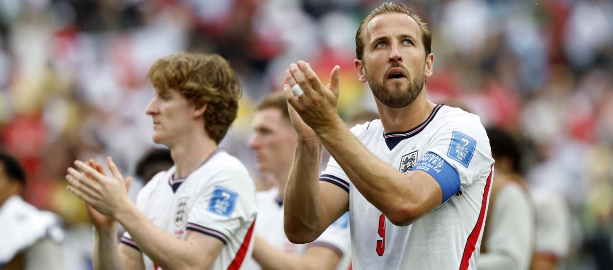Harry Kane, delantero y capitán de la selección inglesa. 