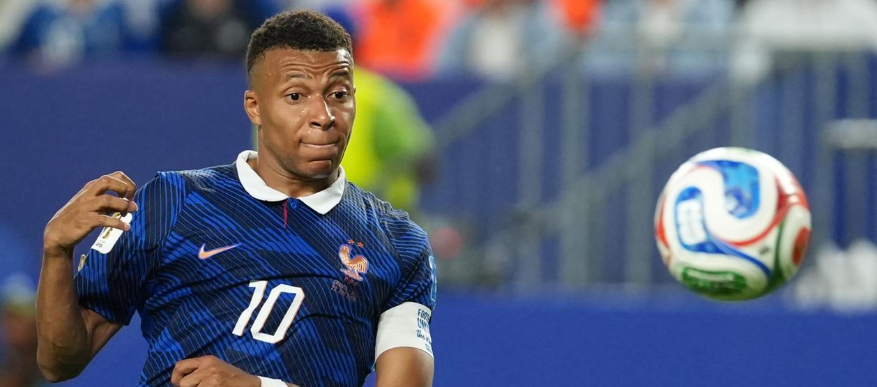 El francés Kylian Mbappé suma cuatro goles en el Mundial. 