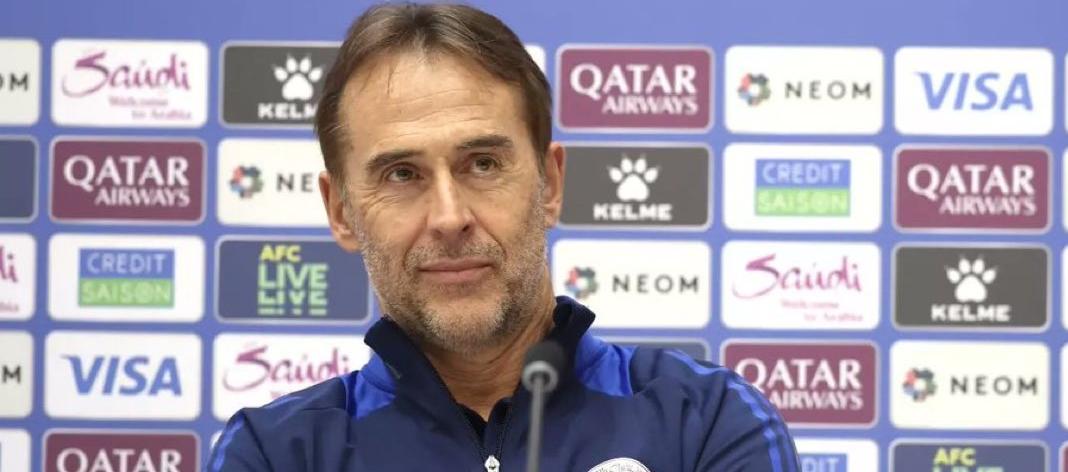 El español Julen Lopetegui, técnico de la selección de Catar.