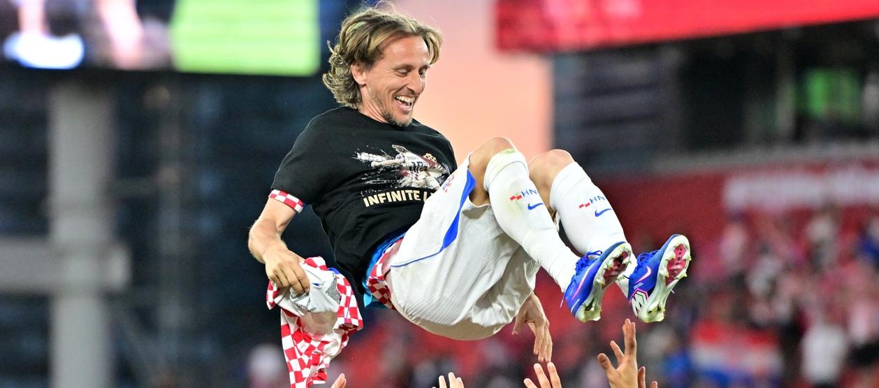 Luka Modric, veterano centrocampista y capitán de Croacia. 