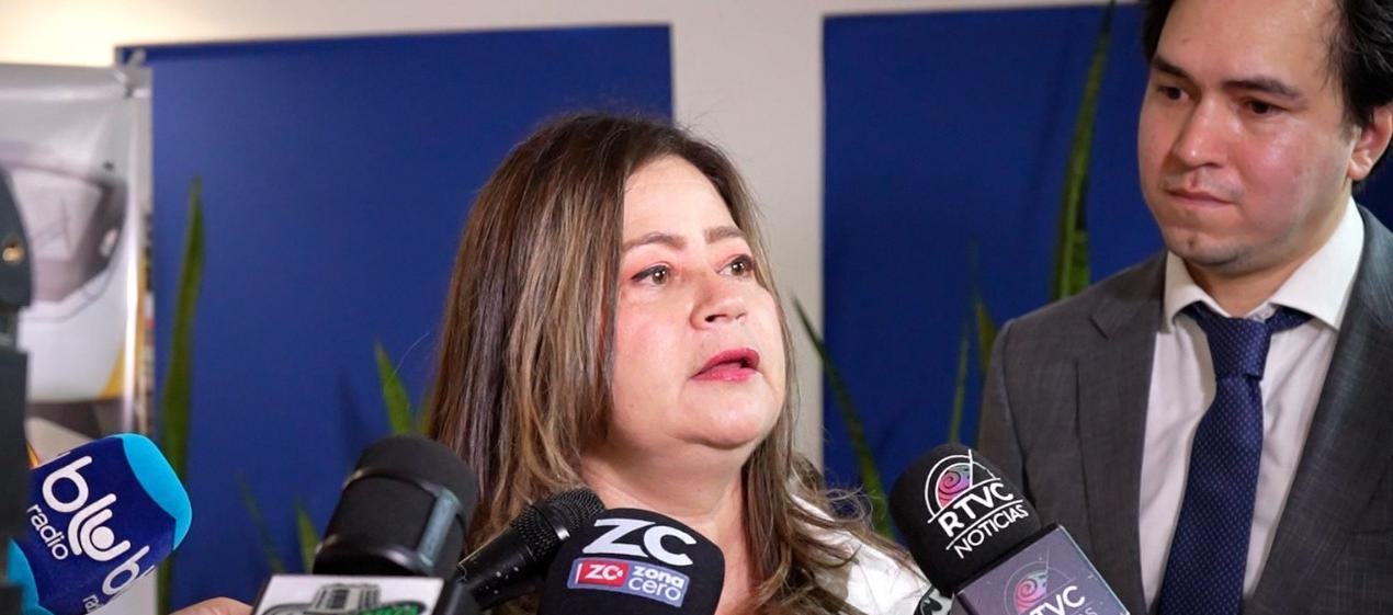 María Fernanda Rojas, ministra de Transporte. 