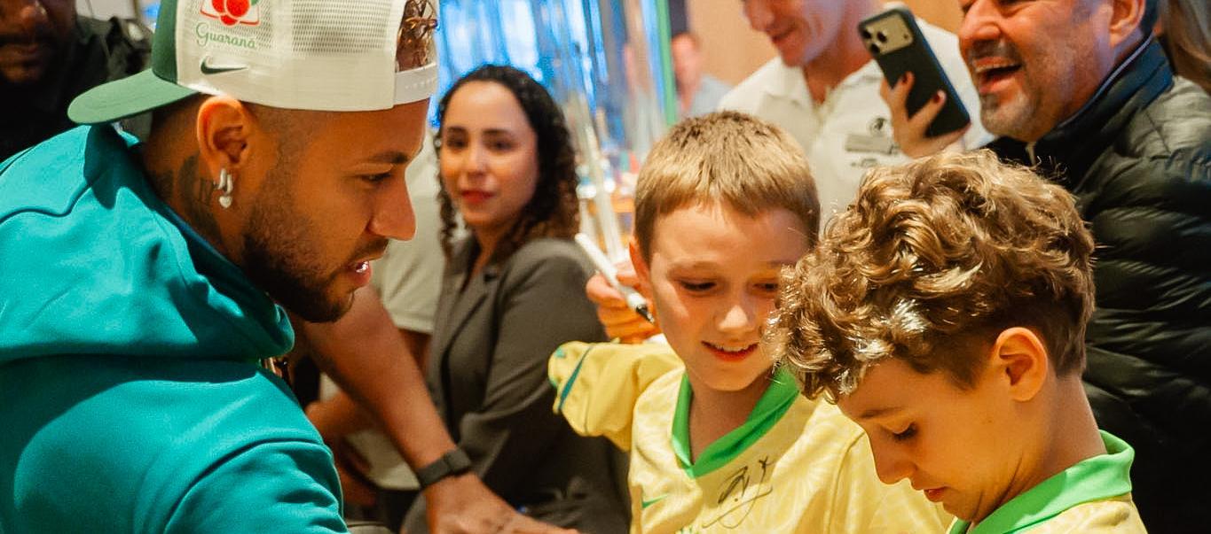 El astro brasileño Neymar.