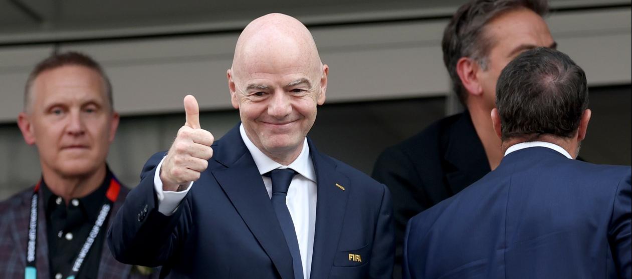 Gianni Infantino, presidente de la Fifa. 