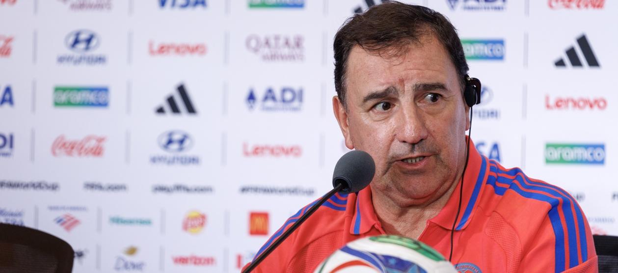 Néstor Lorenzo, técnico de la Selección Colombia. 