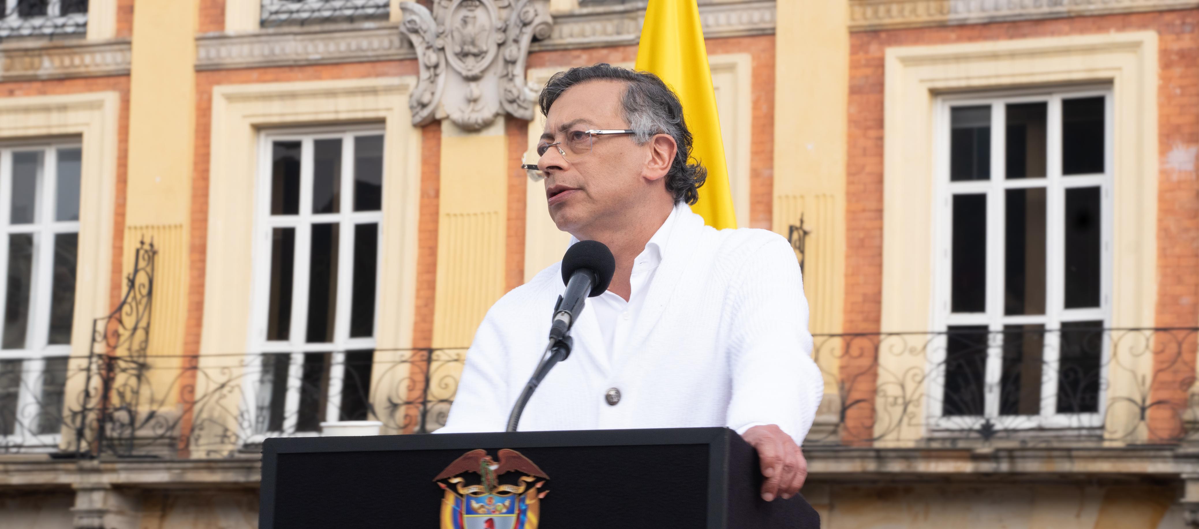 Gustavo Petro, presidente de la República. 