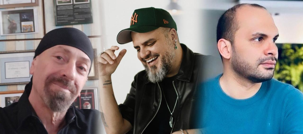 (Izq. a Der.) Carlos Salem, Diego Ojeda y Rafael Cabaliere. 
