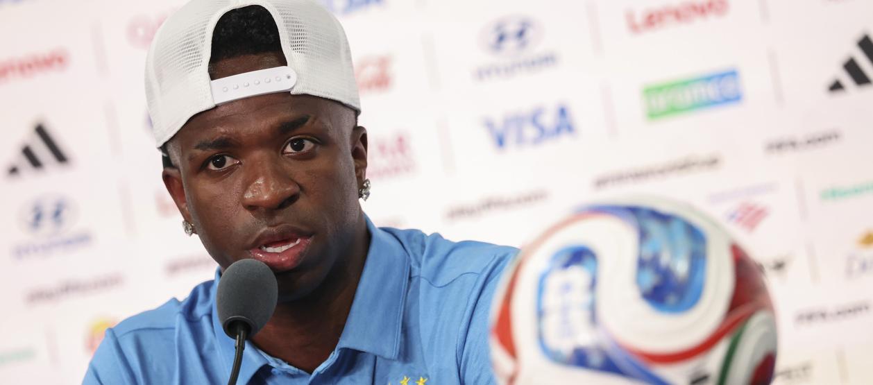 Vinicius Junior, delantero de la selección brasileña. 